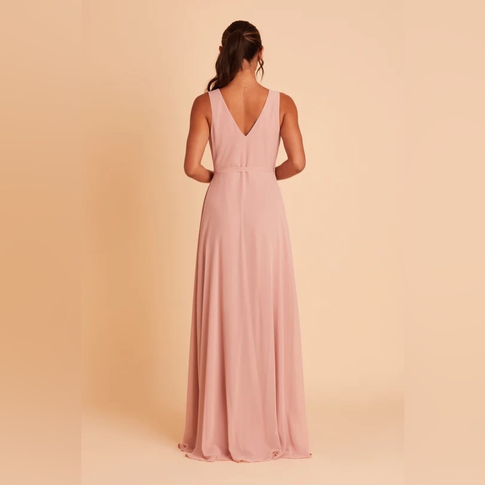 Birdy Grey Minae Chiffon Dusty Rose Dress - Picture 3 of 4